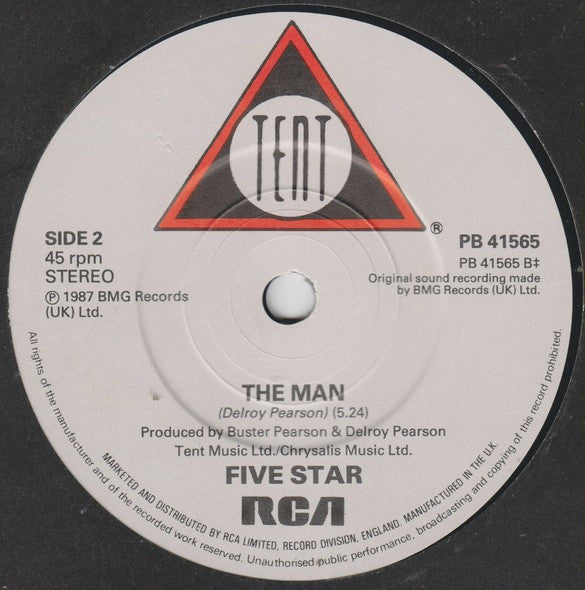 Five Star : Strong As Steel (7", Single)