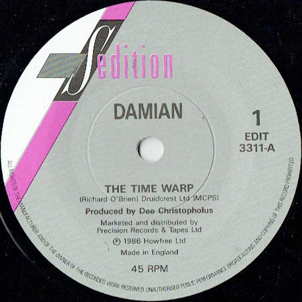 Damian : The Time Warp (7")