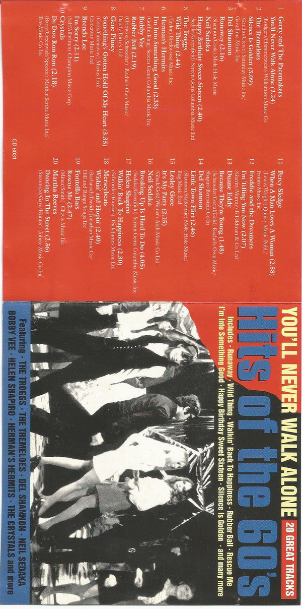 Various : You'll Never Walk Alone - Hits Of The 60's (CD, Comp)