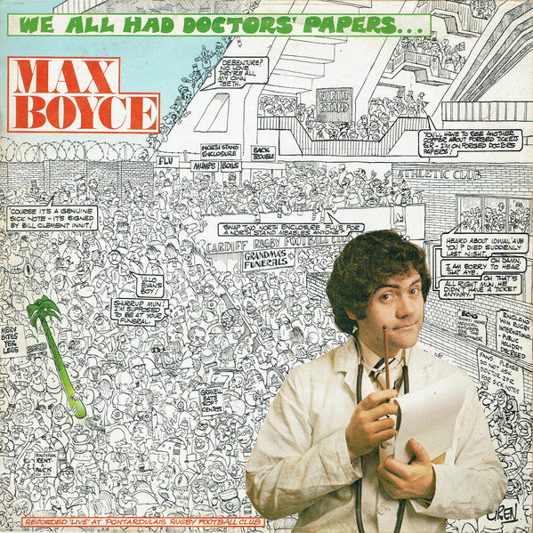 Max Boyce : We All Had Doctors' Papers (LP, Blu)