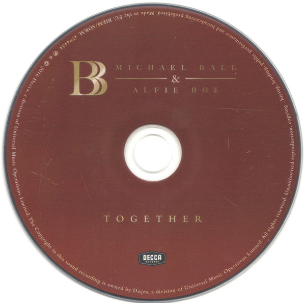 Michael Ball & Alfie Boe : Together (CD, Album)