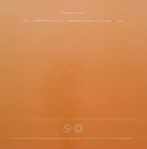 Guiro / Phuture Retro : Solevisions Volume 2 Sampler (12", Smplr)