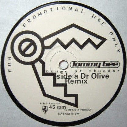 Tommy Gee : Drums Of Thunder (Remixes) (12", Promo)