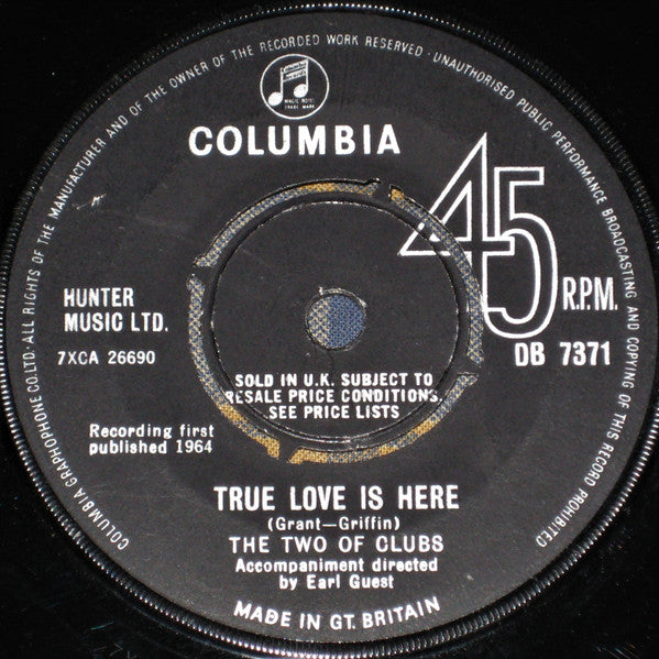 The Two Of Clubs : The Angels Must Have Made You (7")