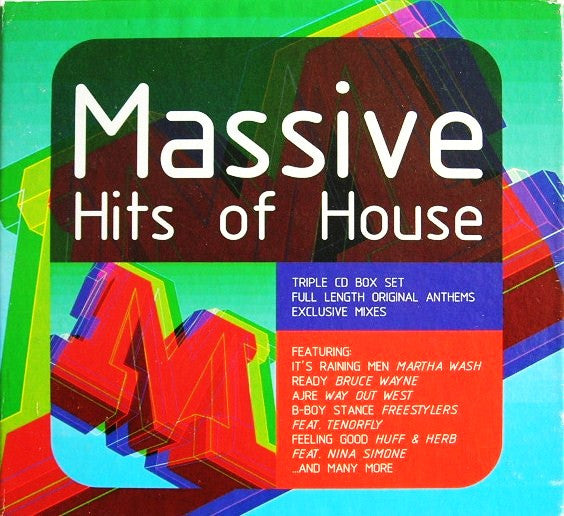 Various : Massive Hits Of House (3xCD, Comp + Box, Comp)