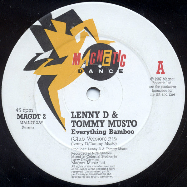 Lenny Dee & Tommy Musto : Everything Bamboo (12")