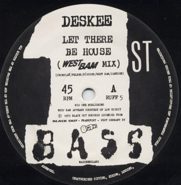 Deskee : Let There Be House (12")