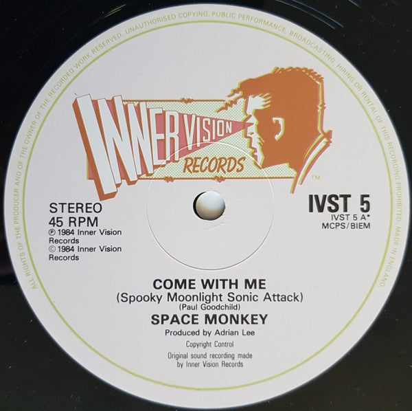 Space Monkey (3) : Come With Me (12")