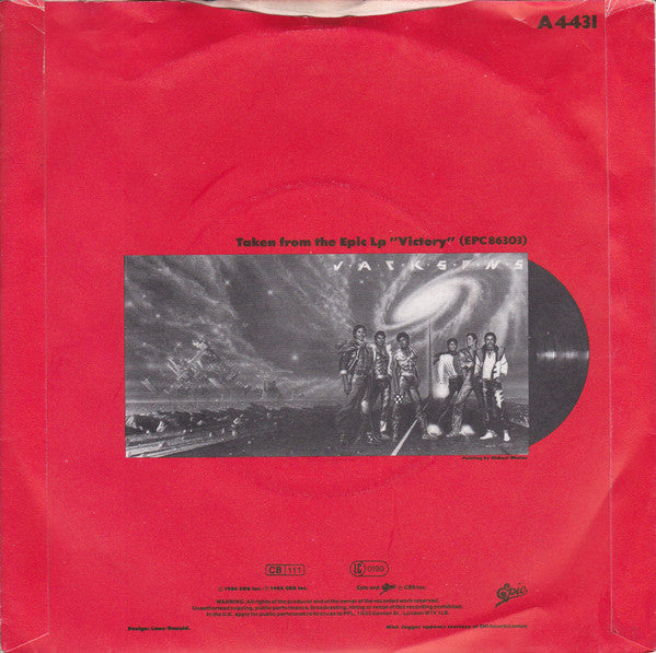 The Jacksons : State Of Shock (7", Single, Pap)