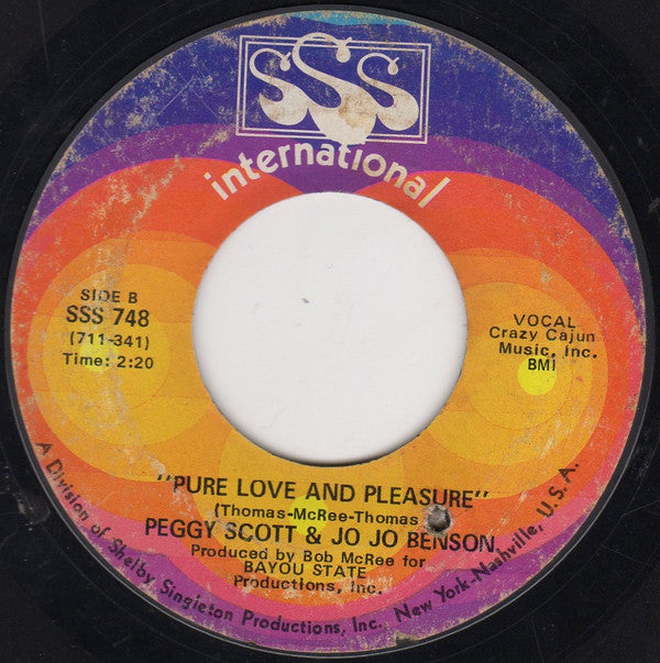 Peggy Scott & Jo Jo Benson : Pickin' Wild Mountain Berries (7", Single, Ter)