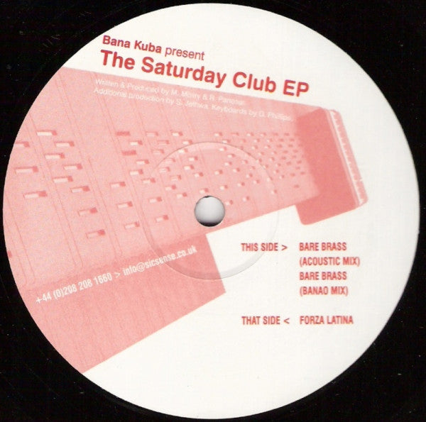 Bana Kuba : The Saturday Club EP (12", EP)