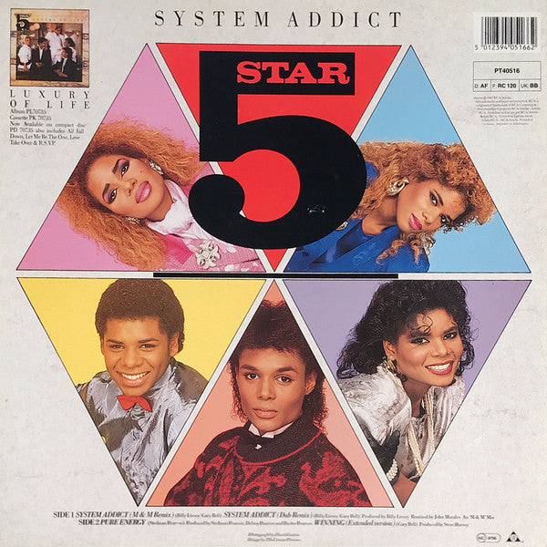 Five Star : System Addict (12", Maxi)