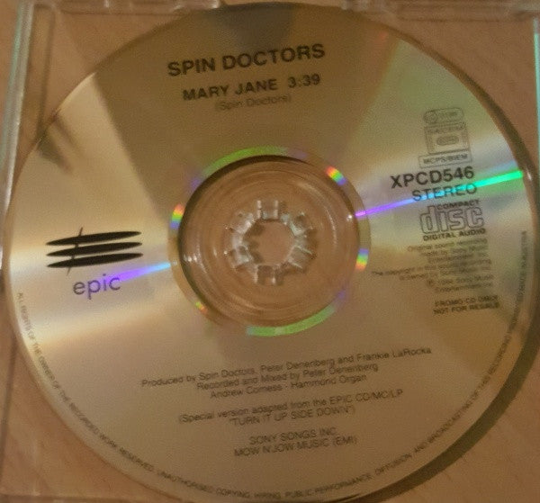 Spin Doctors : Mary Jane (CD, Single, Promo)