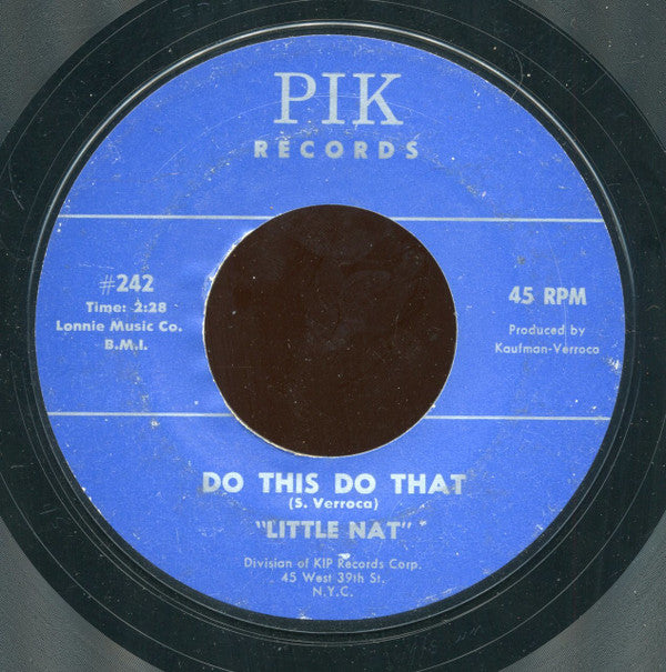 Little Nat : Do This Do That / Tally Wally (7", Styrene)