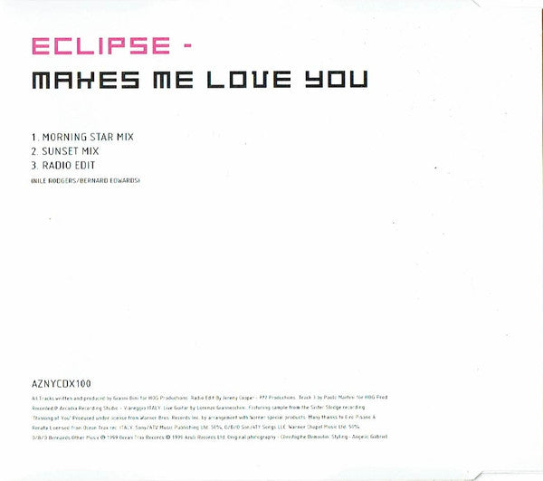 Eclipse : Makes Me Love You (CD, Single)