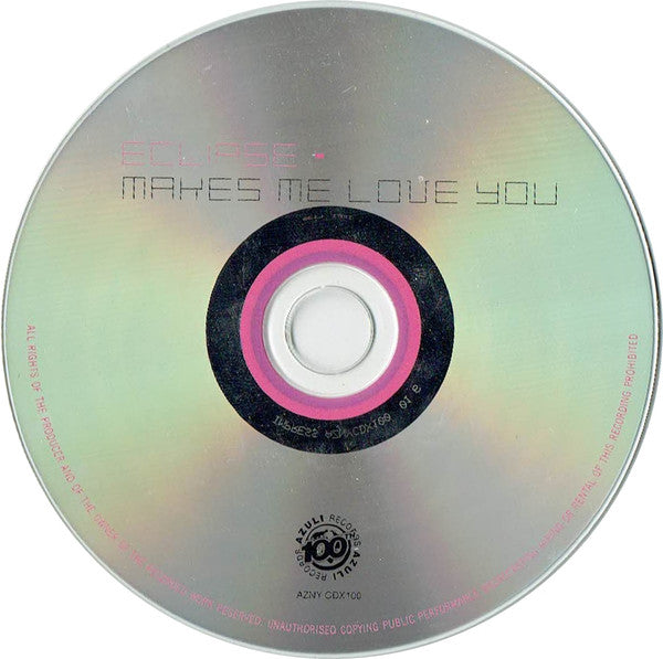 Eclipse : Makes Me Love You (CD, Single)