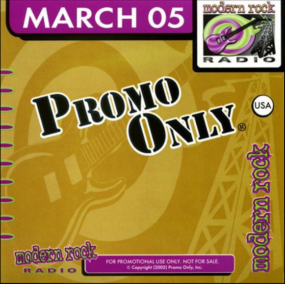 Various : Promo Only Modern Rock Radio: March 2005 (CD, Comp, Promo)