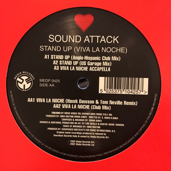 Sound Attack : Stand Up (Viva La Noche) (12")