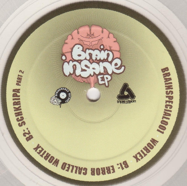 Wortex : Brain Insane EP (12", EP, Tra)