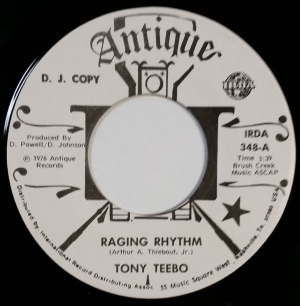 Tony Teebo : Raging Rhythm / Brother Pagoo (7", Single, Promo)