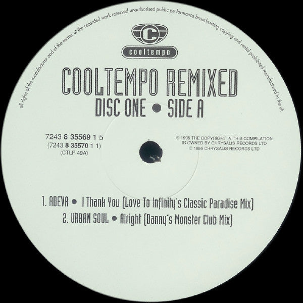 Various : Cooltempo Remixed (2xLP, Comp)