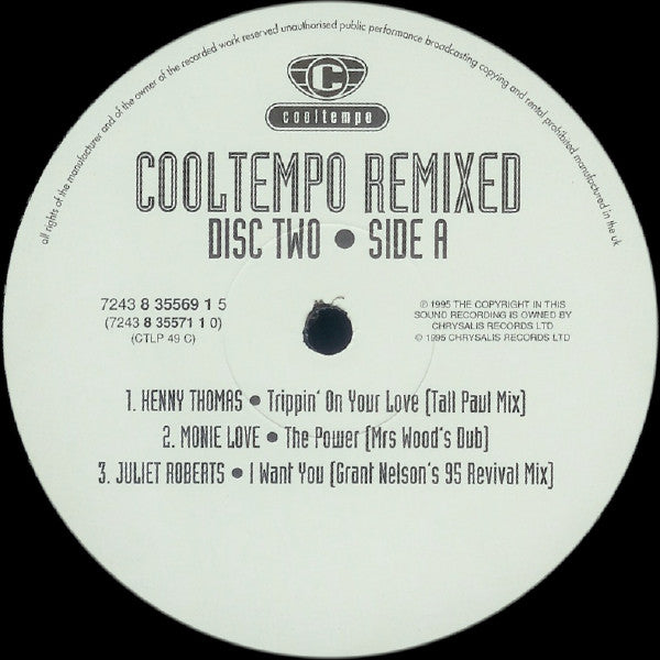 Various : Cooltempo Remixed (2xLP, Comp)