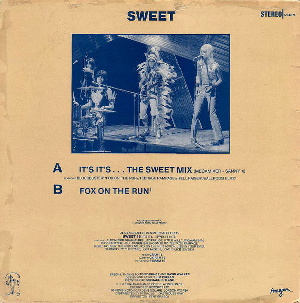 Sweet* : It's It's... The Sweet Mix (12", Maxi, Ltd)
