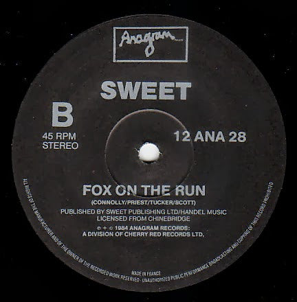 Sweet* : It's It's... The Sweet Mix (12", Maxi, Ltd)