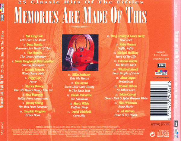 Various : Memories Are Made Of This (CD, Comp, RE)