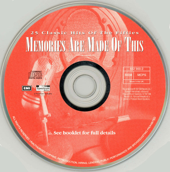 Various : Memories Are Made Of This (CD, Comp, RE)