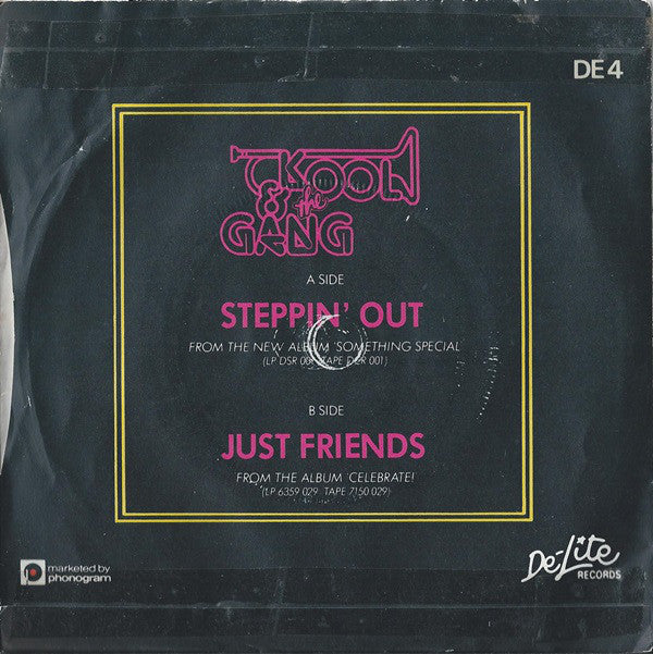 Kool & The Gang : Steppin' Out (7", Single, Pap)
