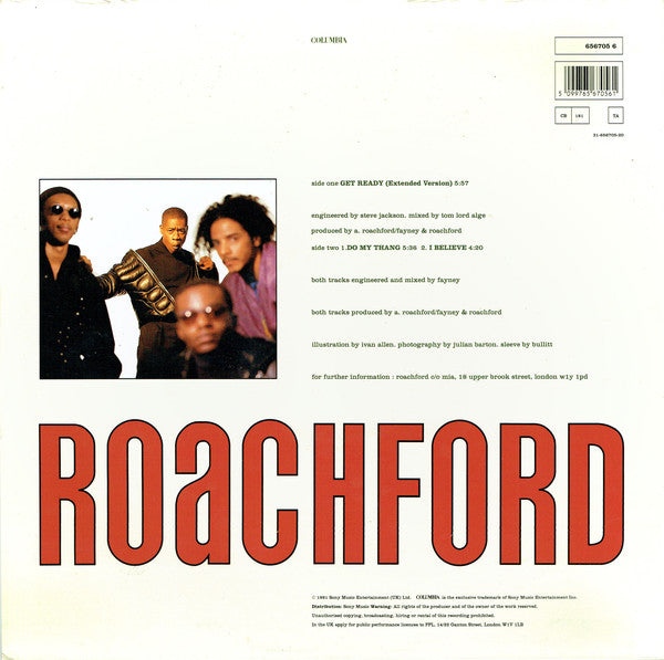 Roachford : Get Ready ! (Extended Version) (12", Single)