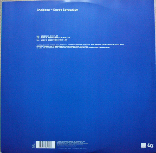 Shaboom : Sweet Sensation (12")