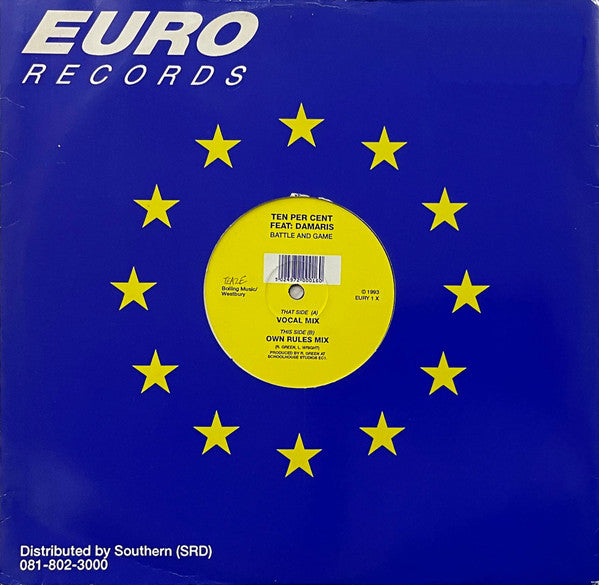 Ten Per Cent Feat Damaris : Battle And Game (12")