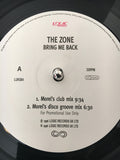 The Zone : Bring Me Back (12", Promo)