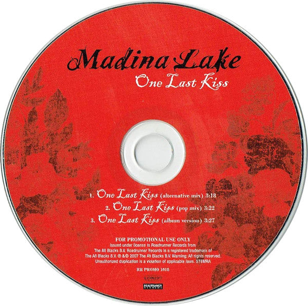 Madina Lake : One Last Kiss (CD, Single, Promo)