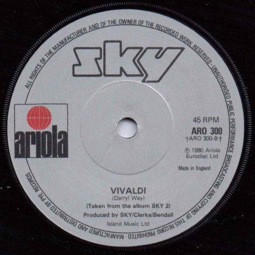 Sky (4) : Toccata (7", Single, Sil)