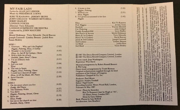 Various : My Fair Lady (Cass)