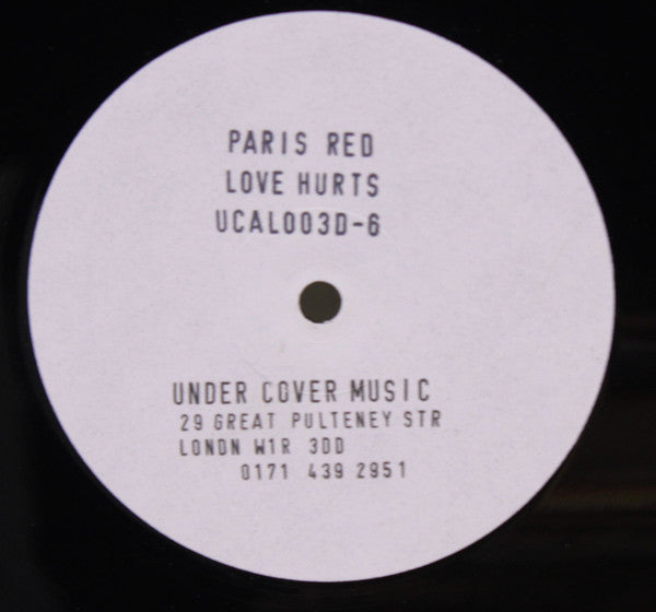 Paris Red : Love Hurts (12", Promo, W/Lbl)