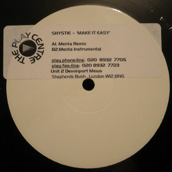 Shystie : Make It Easy Remixes (12", Promo, W/Lbl)