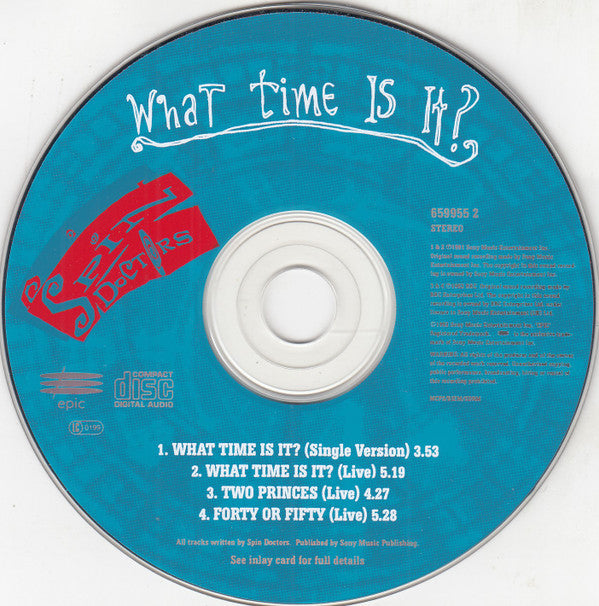 Spin Doctors : What Time Is It? (CD, Maxi)