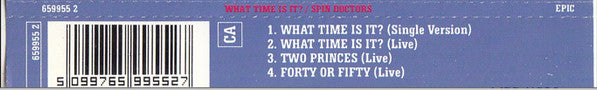 Spin Doctors : What Time Is It? (CD, Maxi)