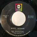 The Impressions : Gypsy Woman / As Long As You Love Me (7")