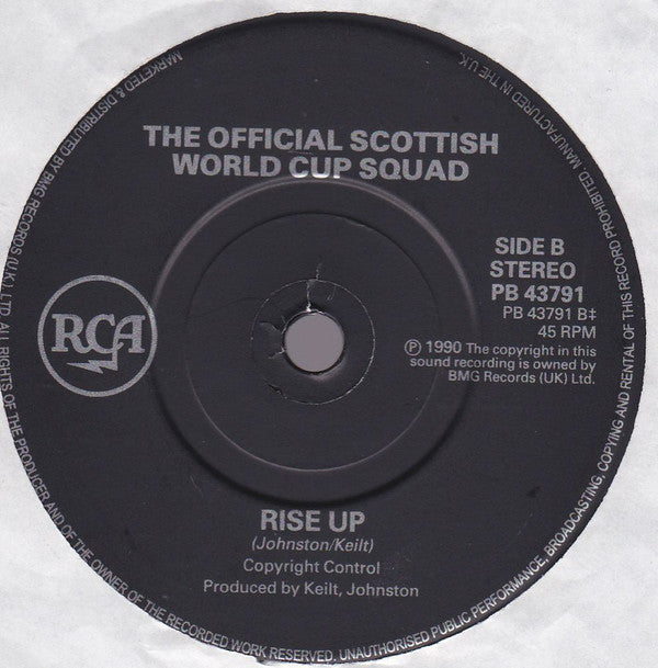 The Scottish World Cup Squad & Friends : Say It With Pride (7", Single)