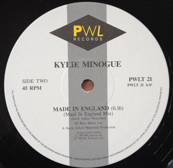 Kylie Minogue : Je Ne Sais Pas Pourquoi & Made In Heaven (12", Single)