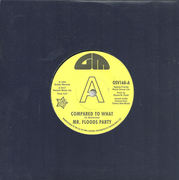 Mr. Flood's Party / Fork In The Road : Compared To What / Can't Turn Around Now (7", Promo, RE)