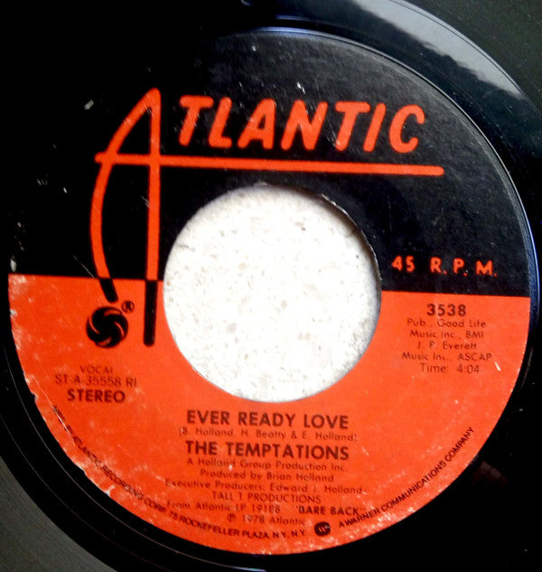 The Temptations : Ever Ready Love / Touch Me Again (7")