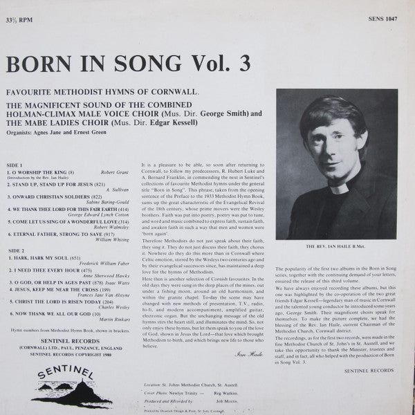 Climax Male Voice Choir And The Mabe Ladies Choir : Born In Song Vol.3  (LP)