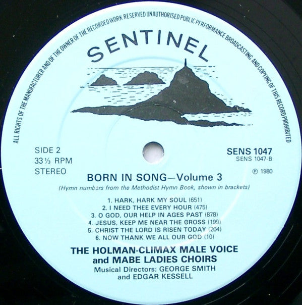 Climax Male Voice Choir And The Mabe Ladies Choir : Born In Song Vol.3  (LP)