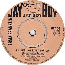 Erma Franklin : I'm Just Not Ready For Love (7", Single, RE)